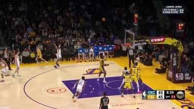 [Highlight] Jaylin Williams gives it up to Jalen Williams for the three pointer