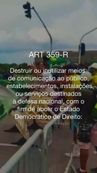 Sobre as invasões em Brasília.