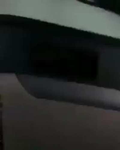 Blizzard prevents visibility and brakes