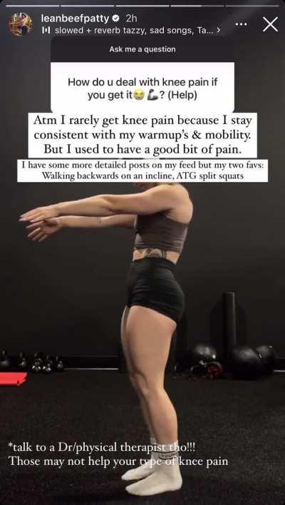 From her ig story today.