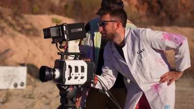 How many glass planes will a bullet go through? | The Slow Mo Guys