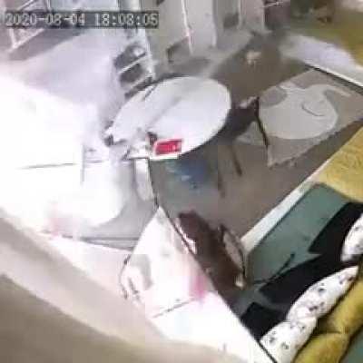 Nanny and kids survive Beirut explosion