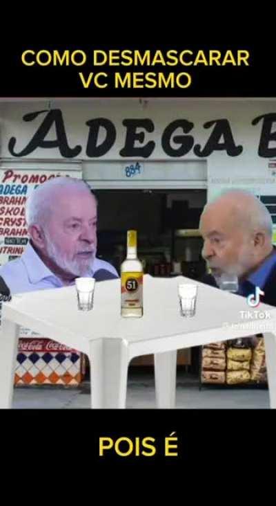 Uma conversa entre um cachaceiro e um malandro...