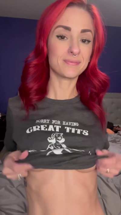 The shirt says it all