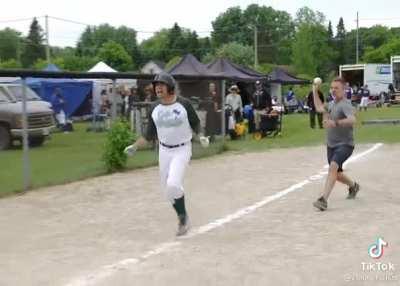 Dan doing his own “stunts.”