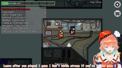 Kiara's first impostor round and it went fine