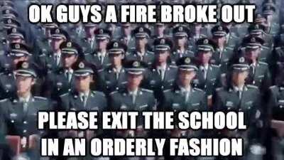 Fire Drills be like: