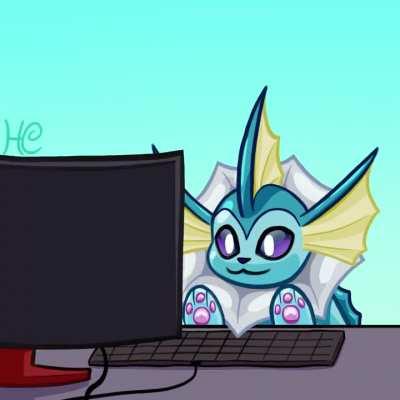 vaporeon on the ‘puter