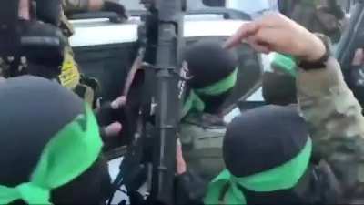 Hostages turned over to The Red Cross