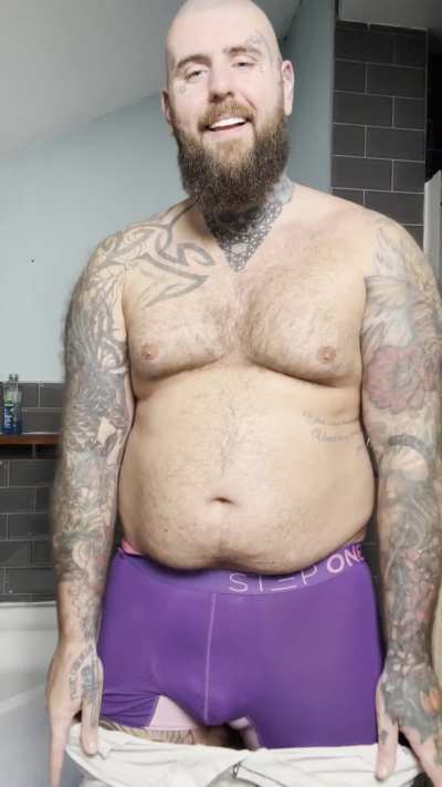 daddy bear aching for some action