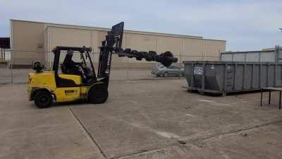 This is how make sure the scrap yard can't use our crankshafts and try to re sell them.