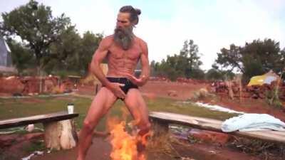 McGregor preparing his big Irish balls.