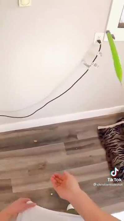 I can’t even get a plug in first try.