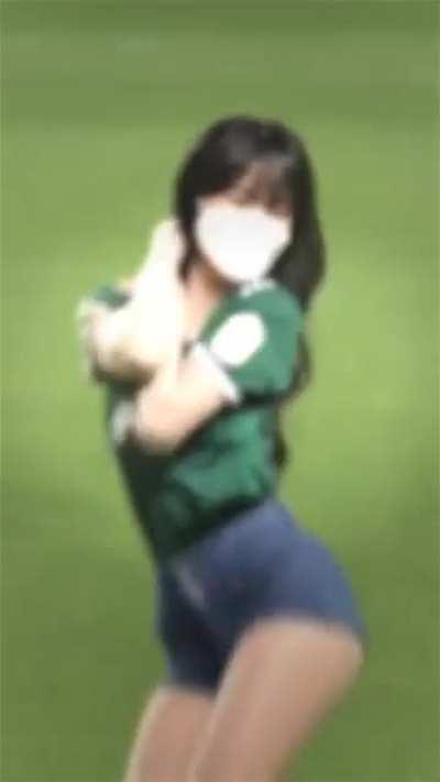 dancing at the stadium