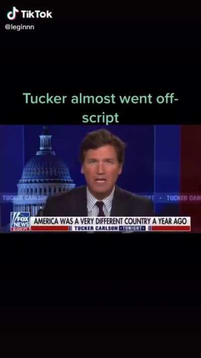 Tucker almost did an oopsie 😳