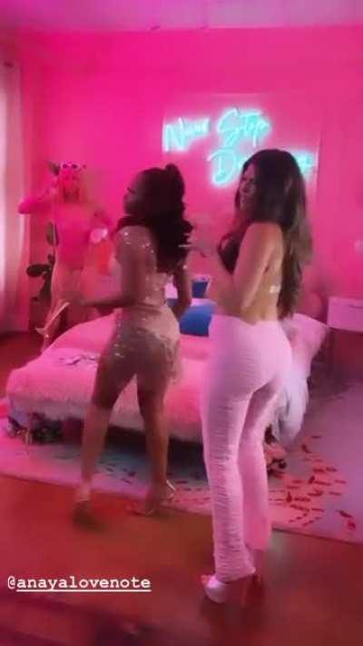 Spanking her phat ass