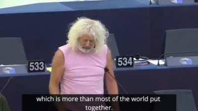 This irish politician questioning if America is truly a democratic country.