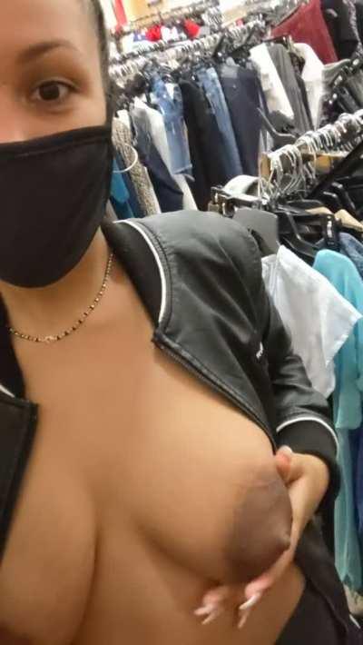I need someone to titty fuck me in the mall