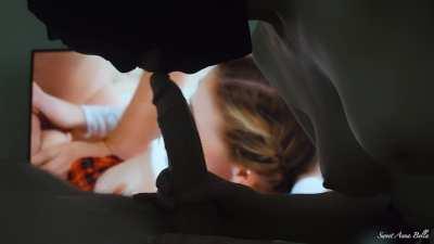 ruined orgasm, cum on tits, swallowing, watching porn, what else ?