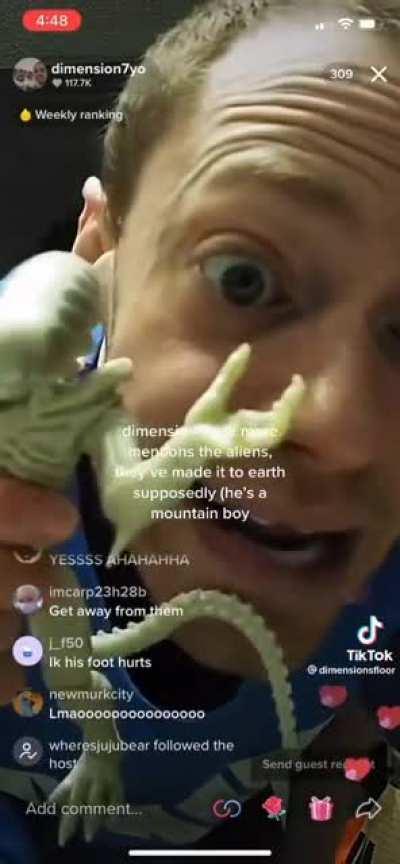 The aliens finally made it