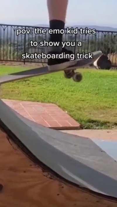 Blursed Skateboard Trick
