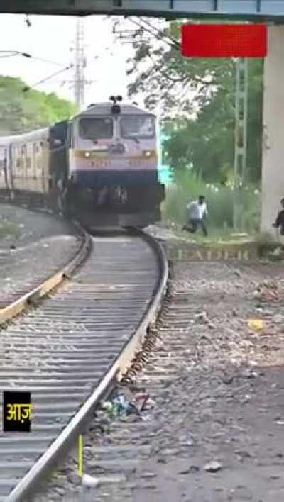 Karma for forcing a train to stop
