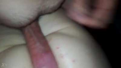 Son fucking and cumming in mom's ass 🥵