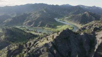 Snuck away to my cabin for a month. Brought a Drone. Missouri River, Cascade County