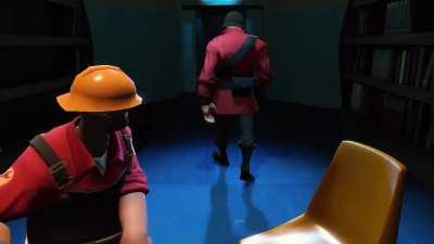 Soldier Slams a Desk and leaves