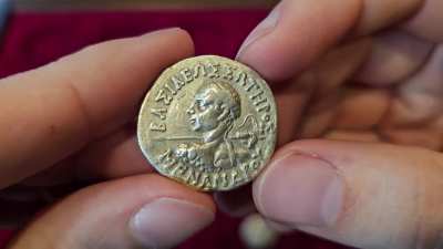 New Arrival! Menander Soter tetradrachm