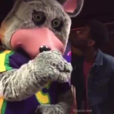 Never ask for the mic at any Chuck E Cheese establishment or any animatronic related restaurant.