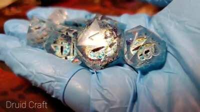 Latest handmade set, Frost Wyrm. Ready to be inked. [Art][oc]