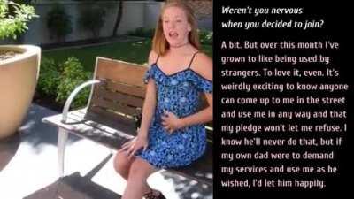 An interview with a member of the Free Use Club for Keen Young Ladies [Free use]