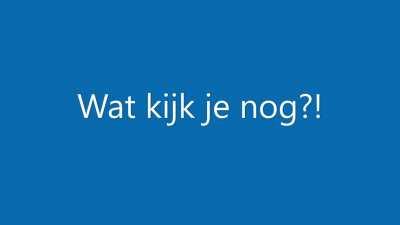 Niet deze video kijken