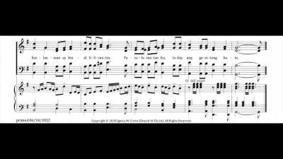 This is the first time I encountered a INC hymn with trumpets.