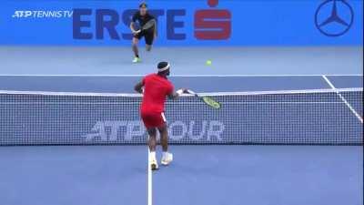 Highlight of the match between Zverev and Tiafoe!