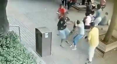 WCGW if I hit my lady friend when real men are present?