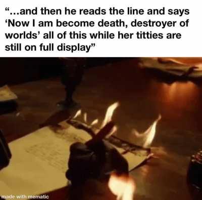 Oppie gets sloppy (praise spez)