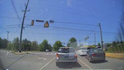 Never seen this kind of u-turn before