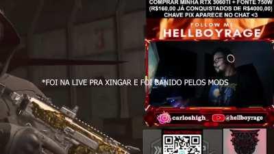 No Call of Duty, a streamer Rayana Bainy derrotou outro no combate. Frustrado por ter perdido para uma mulher, com pura misoginia ele passou a persegui-la e xinga-la, acusando-a de 