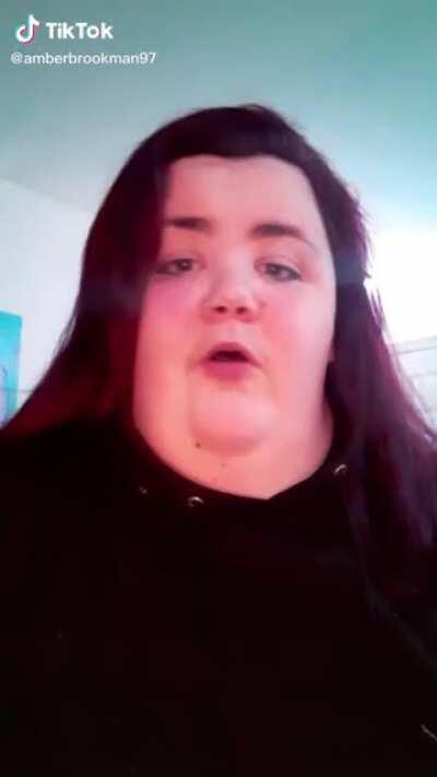 Her chins are telling me this is a legitimate death threat