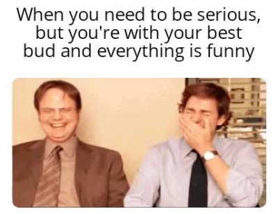 You can't control the laughs.