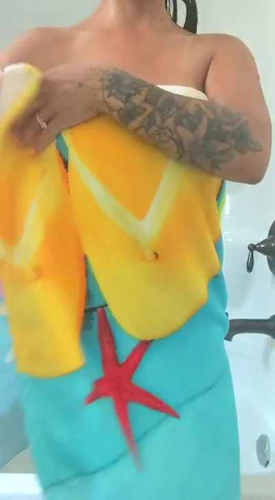 Would you offer to help dry me off?