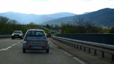 So sieht's aus, wenn man auf den Nordschwarzwald zufährt. Baden-Württemberg