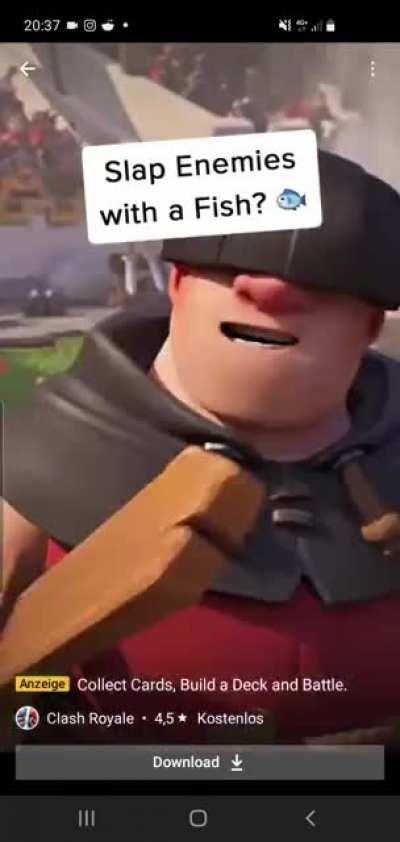 New clash royale tiktok ad