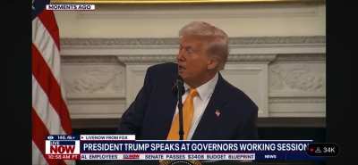 Trump threatening a governor