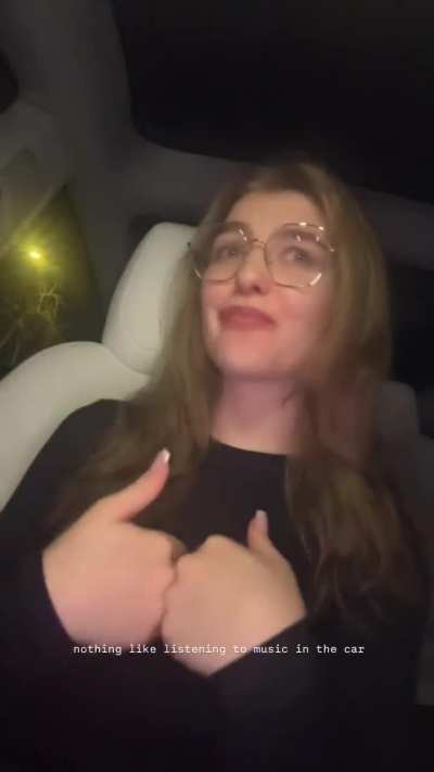 Nothing like listening to music in the car