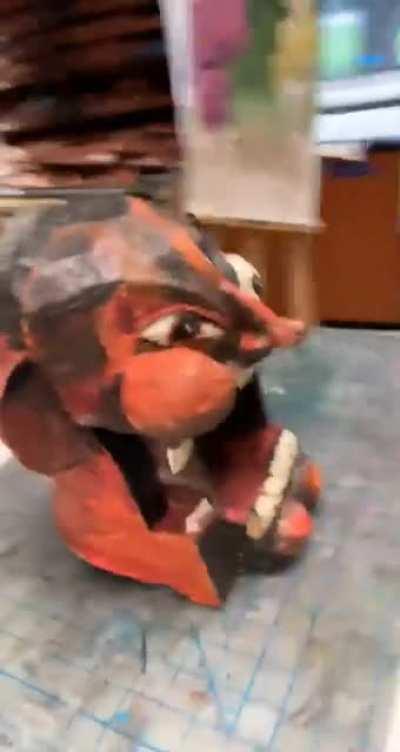 Made a 3D alternate MBDTF cover for my art class...