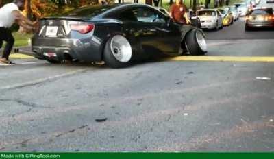 Climbing mountains in a low modded car