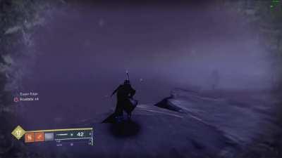 Very sane man flies over the deep stone crypt sparrow section, without a sparrow!